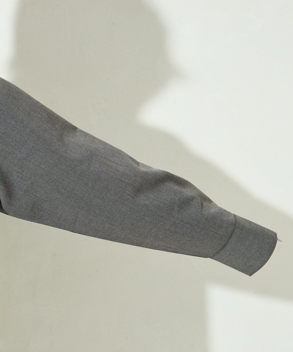 FREAKS STORE 設計感領結連帽長版襯衫_35