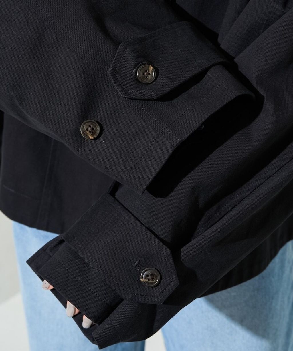 FREAKS STORE 短版傘擺廓型風衣_43