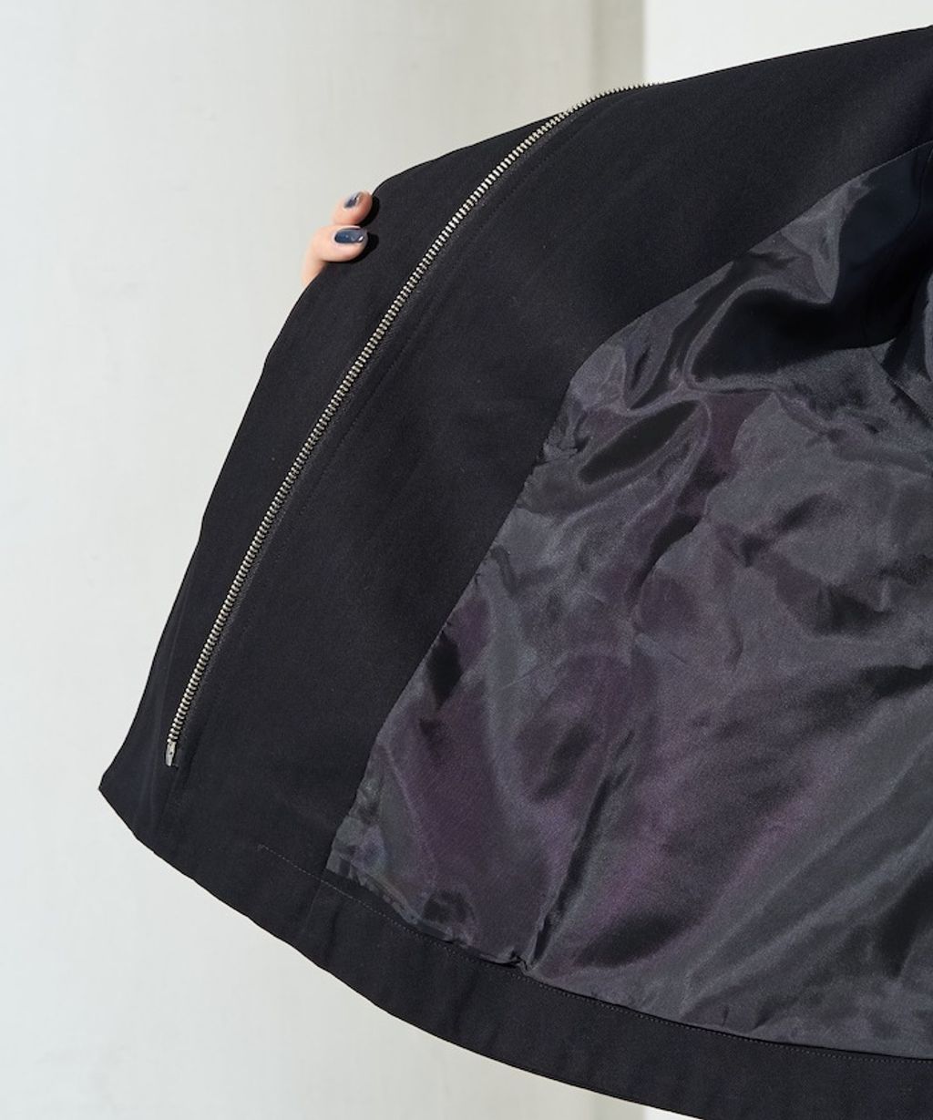 FREAKS STORE 短版傘擺廓型風衣_48
