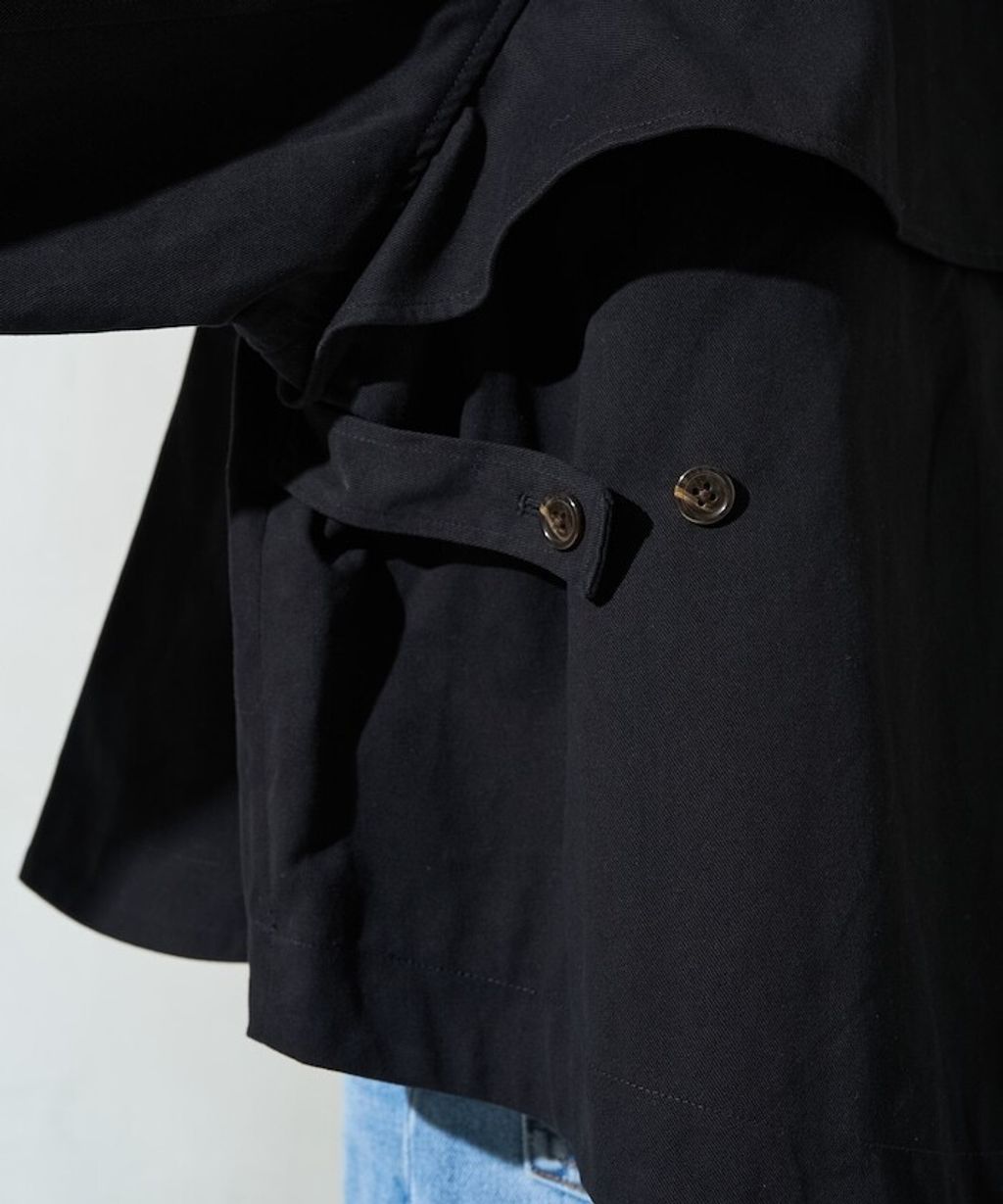 FREAKS STORE 短版傘擺廓型風衣_41