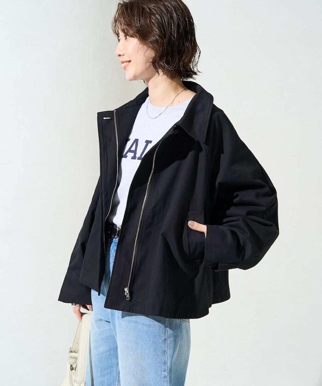 FREAKS STORE 短版傘擺廓型風衣_16