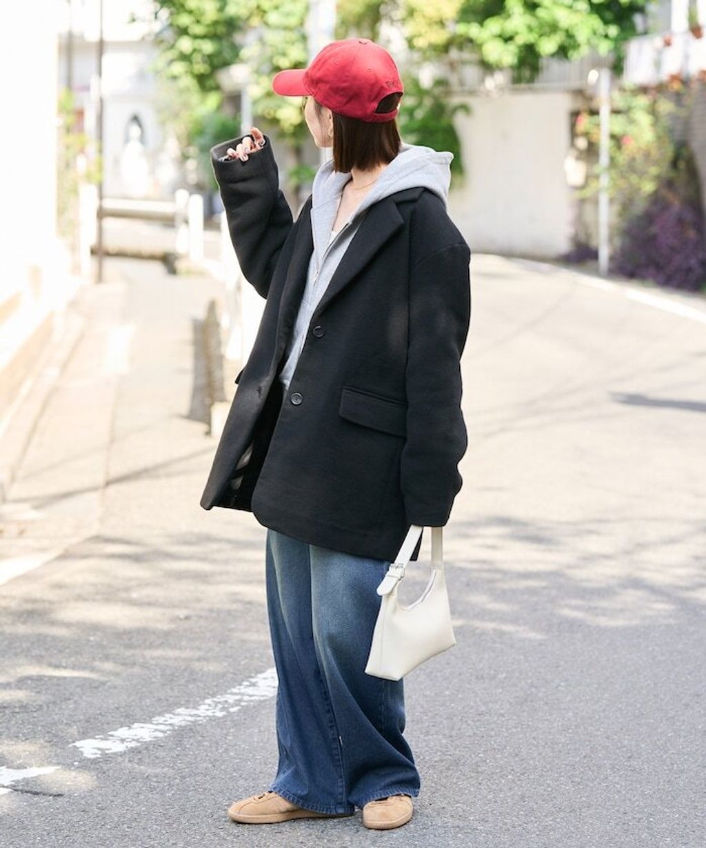 FREAKS STORE Melton質感雙面織休閒西裝大衣_4