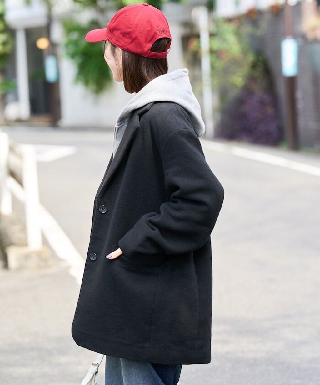 FREAKS STORE Melton質感雙面織休閒西裝大衣_31