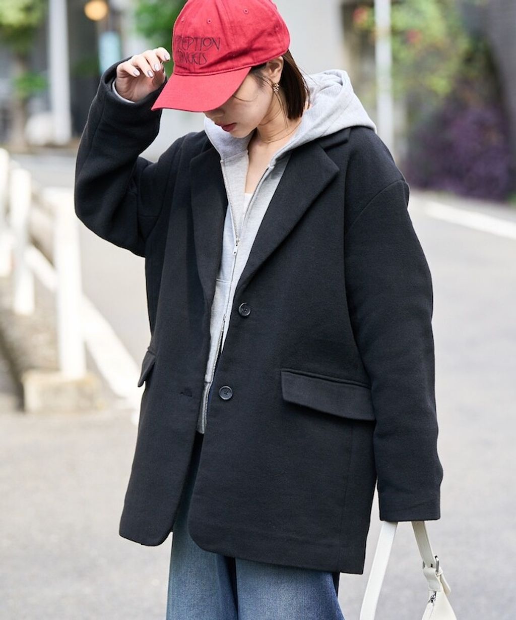 FREAKS STORE Melton質感雙面織休閒西裝大衣_30