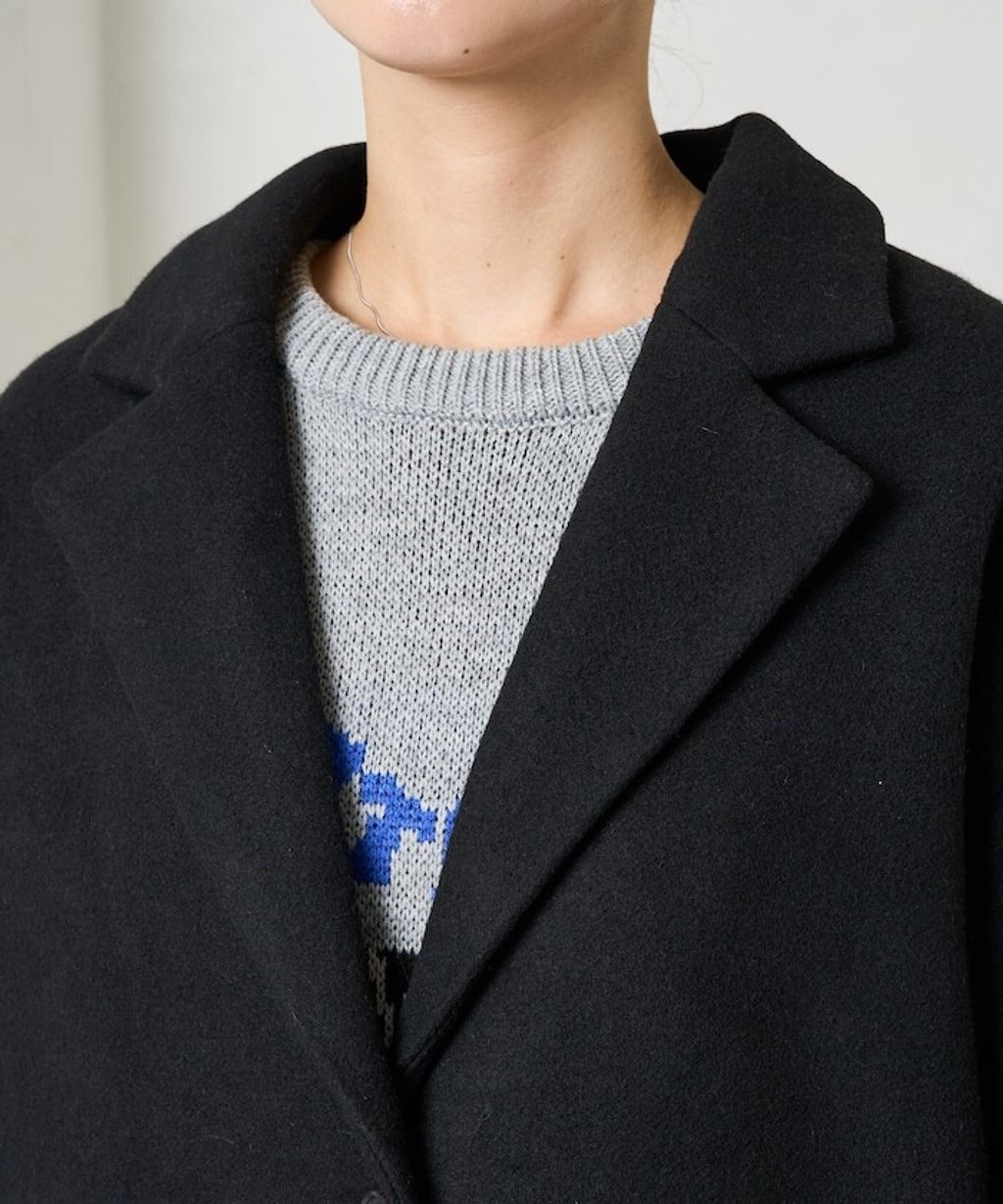 FREAKS STORE Melton質感雙面織休閒西裝大衣_45