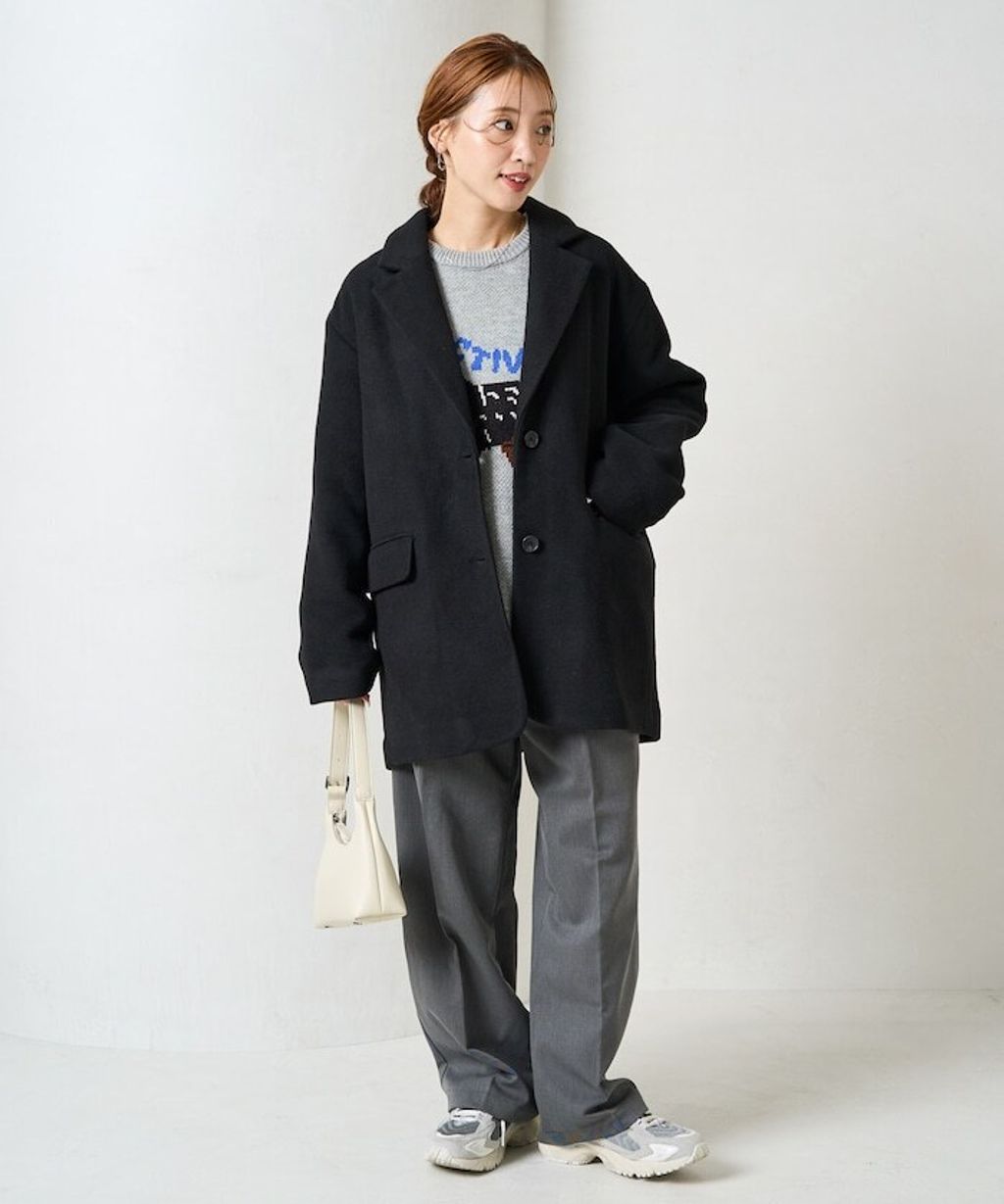 FREAKS STORE Melton質感雙面織休閒西裝大衣_39