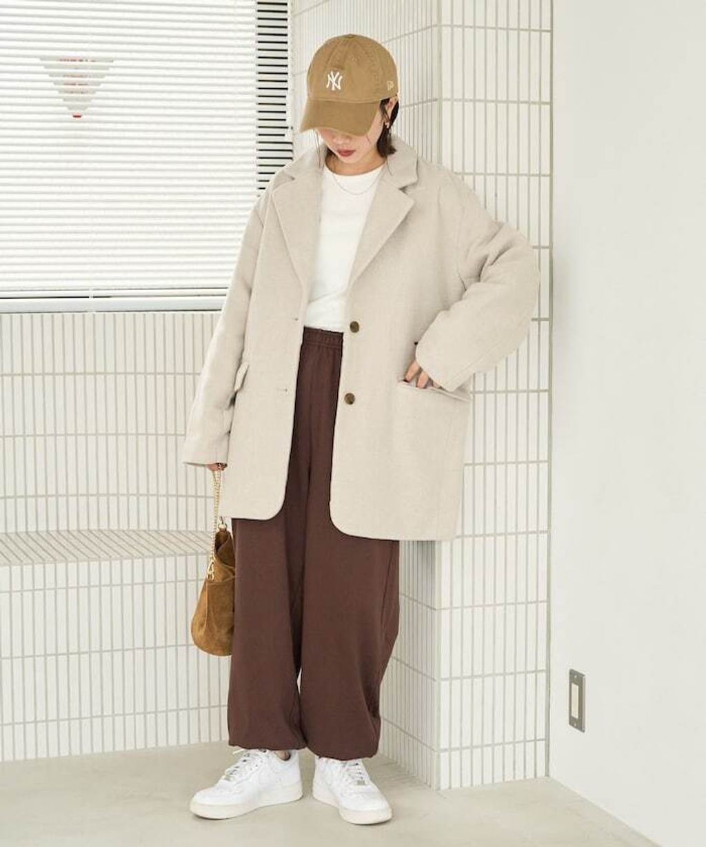 FREAKS STORE Melton質感雙面織休閒西裝大衣_17