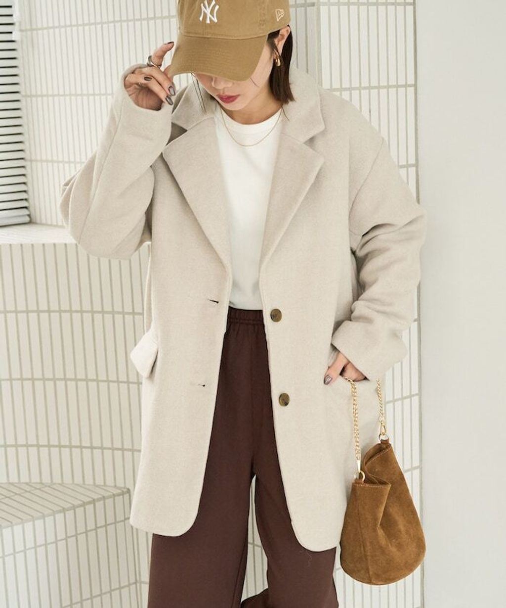 FREAKS STORE Melton質感雙面織休閒西裝大衣_19