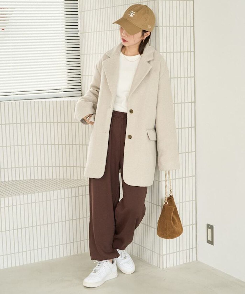 FREAKS STORE Melton質感雙面織休閒西裝大衣_18