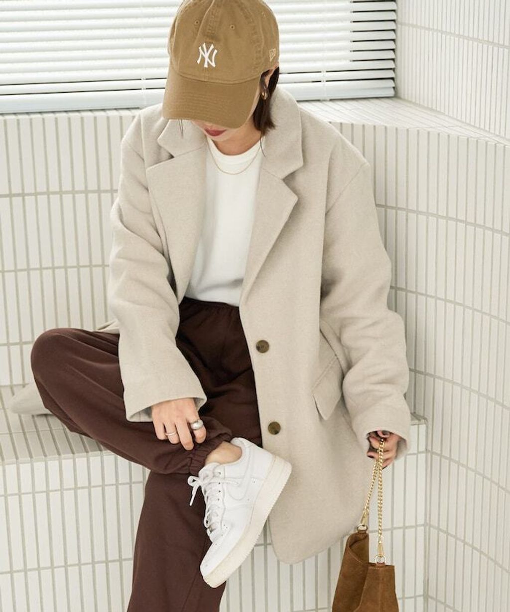 FREAKS STORE Melton質感雙面織休閒西裝大衣_16