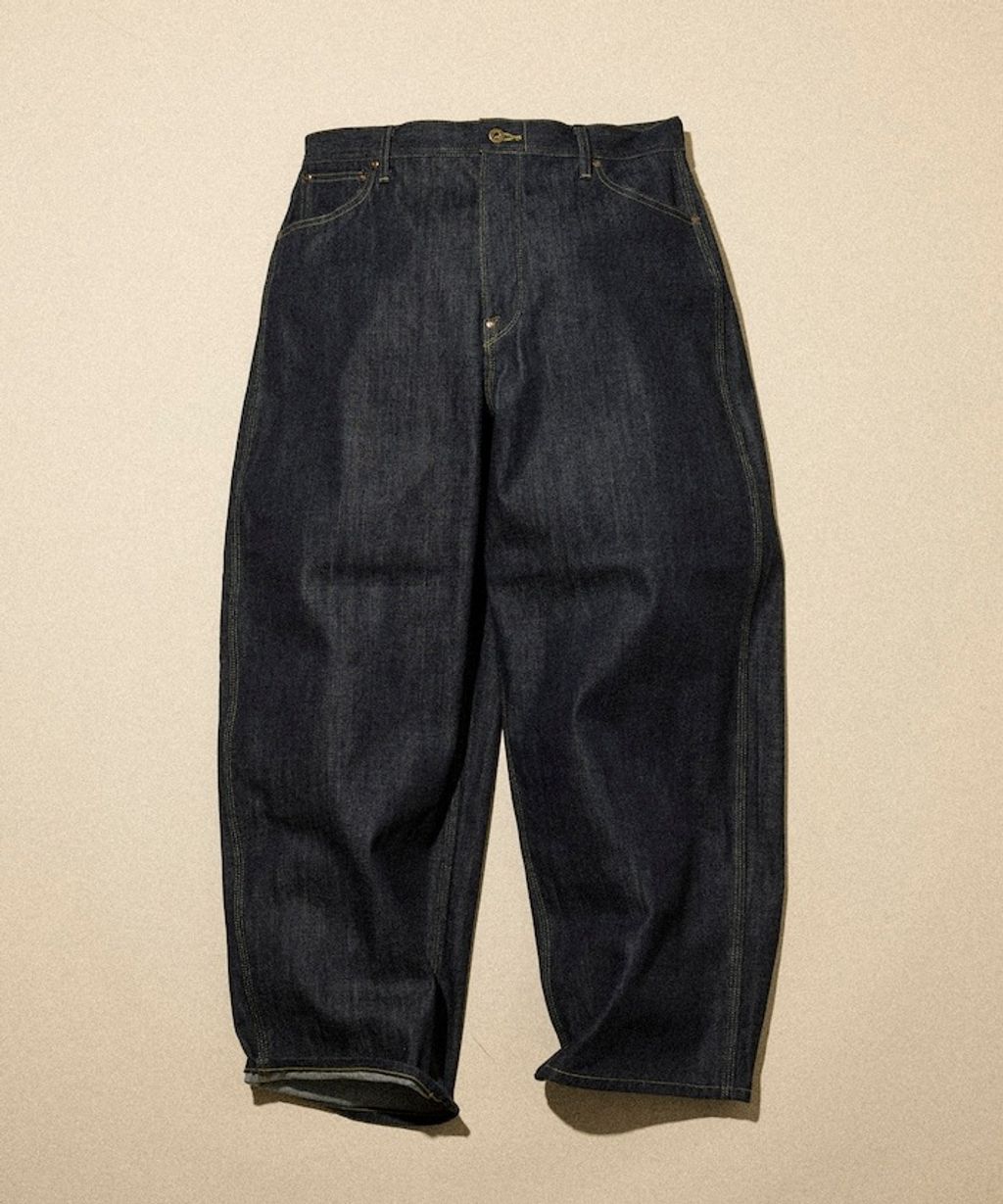 LEE × FREAKS STORE 12.7oz右綾丹寧卡波褲_3