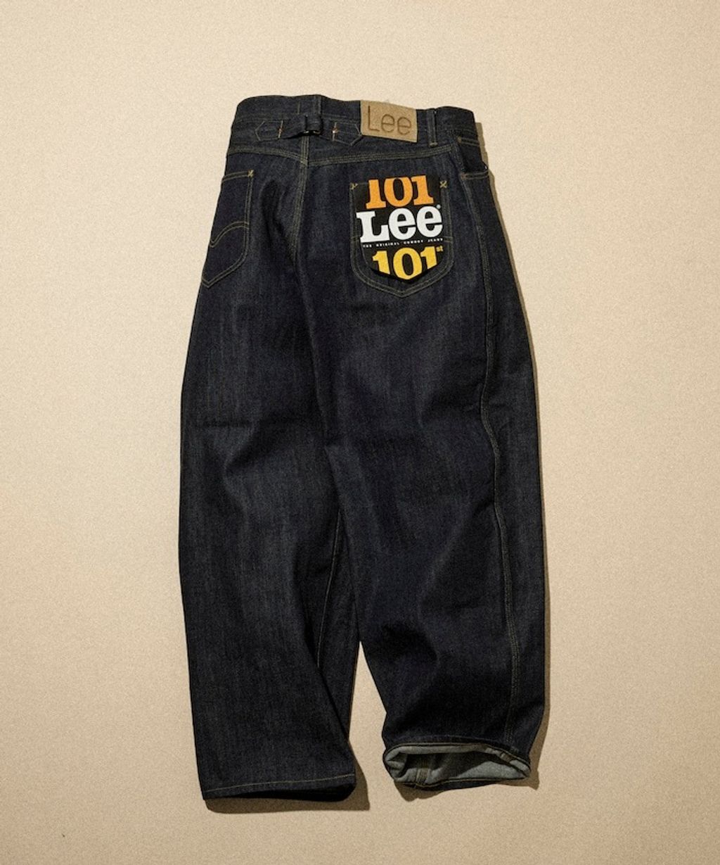 LEE × FREAKS STORE 12.7oz右綾丹寧卡波褲_4