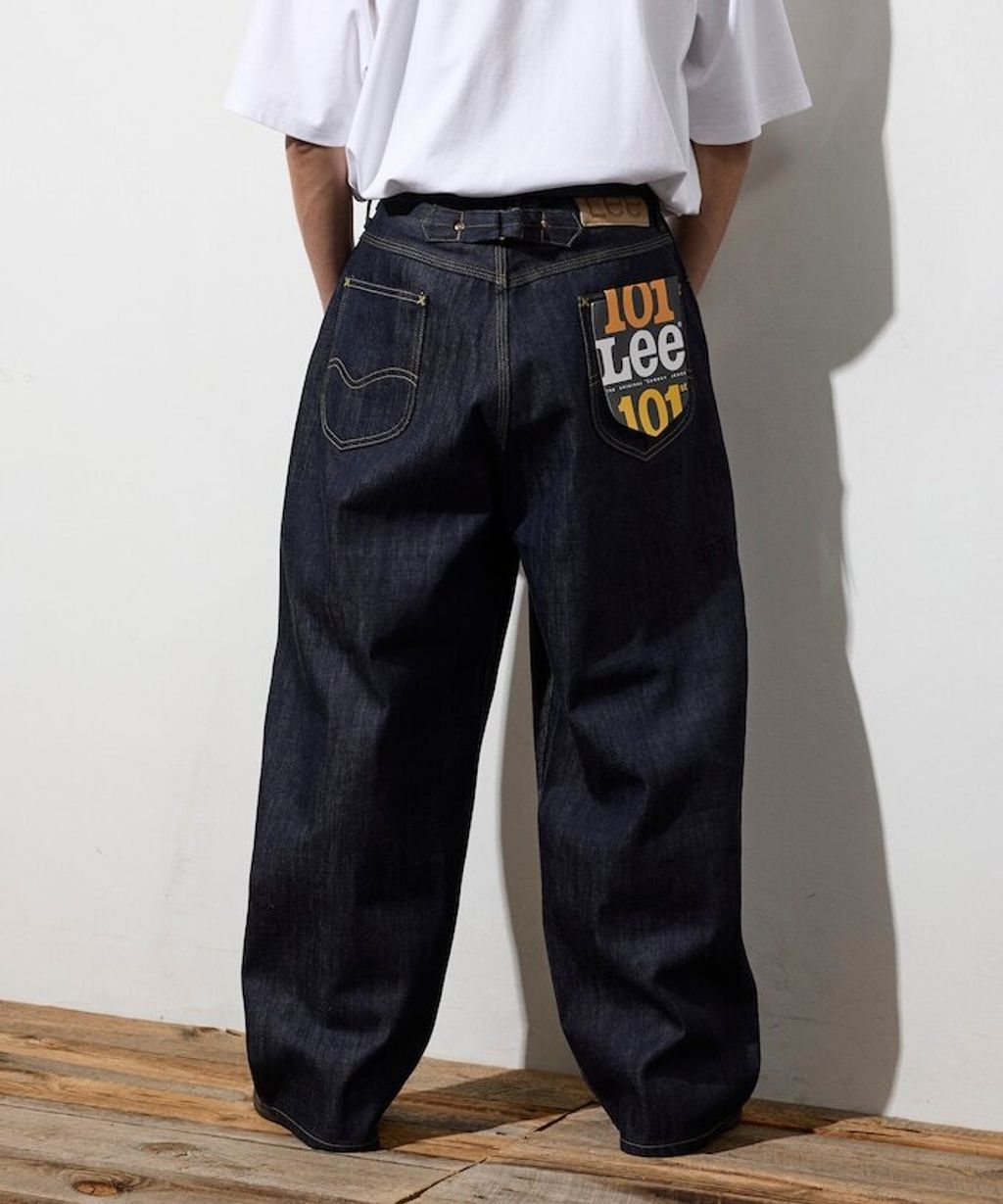 LEE × FREAKS STORE 12.7oz右綾丹寧卡波褲_27
