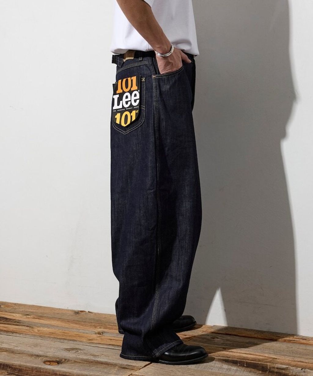 LEE × FREAKS STORE 12.7oz右綾丹寧卡波褲_25