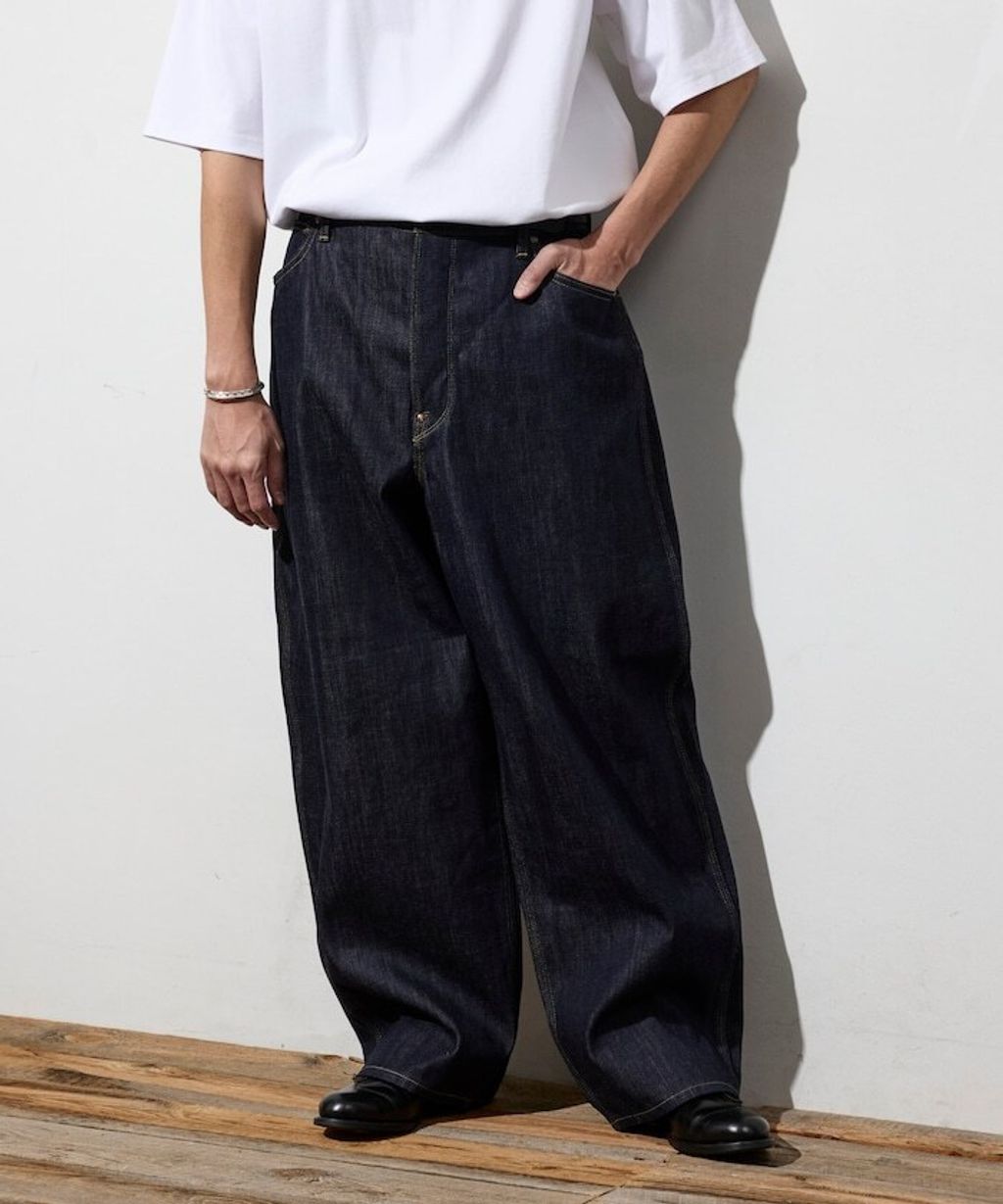 LEE × FREAKS STORE 12.7oz右綾丹寧卡波褲_24