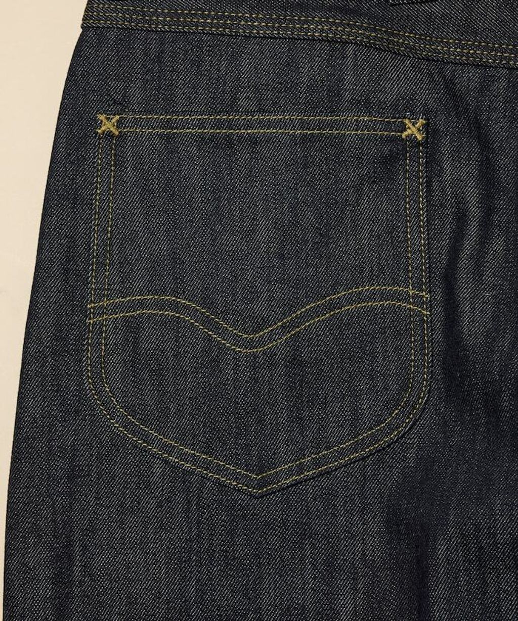 LEE × FREAKS STORE 12.7oz右綾丹寧卡波褲_14