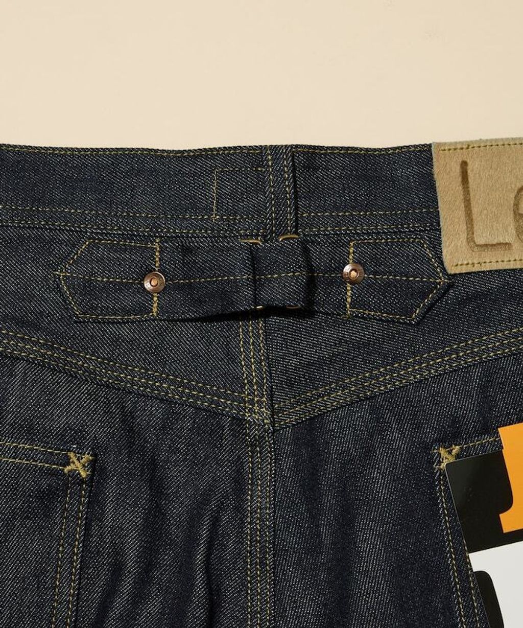 LEE × FREAKS STORE 12.7oz右綾丹寧卡波褲_15