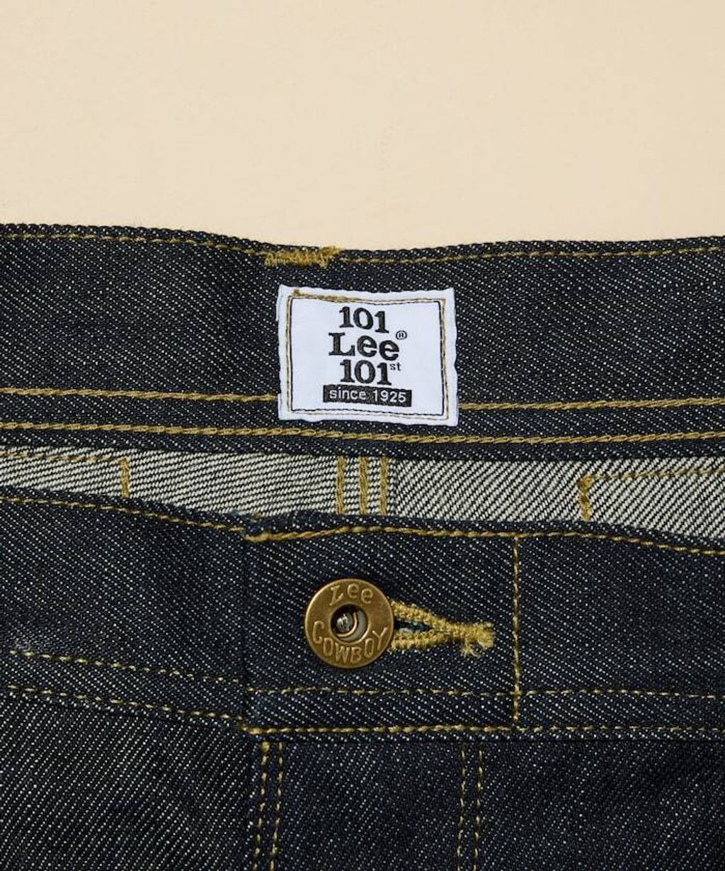 LEE × FREAKS STORE 12.7oz右綾丹寧卡波褲_9