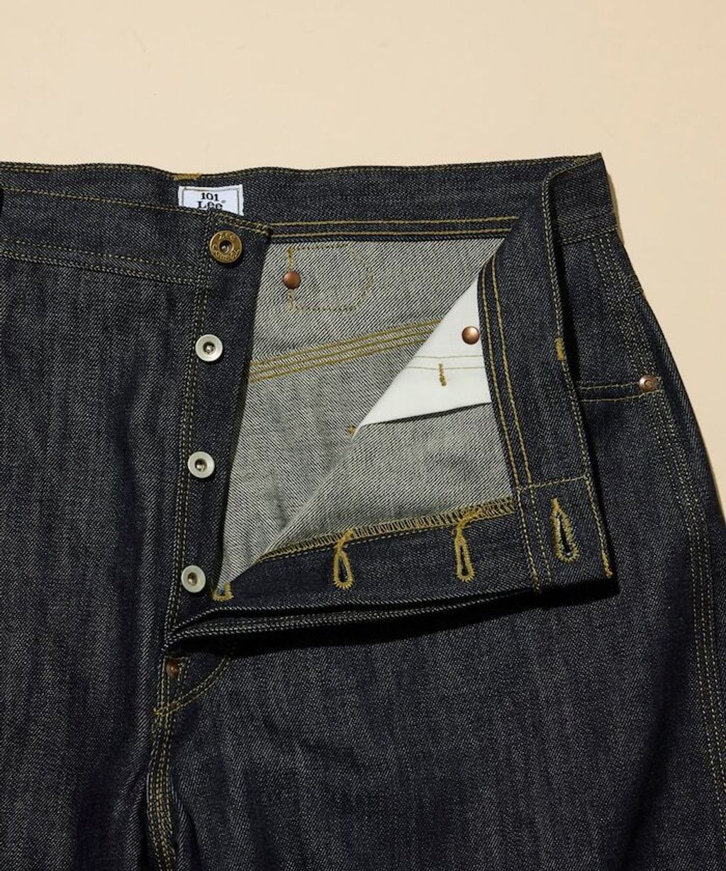 LEE × FREAKS STORE 12.7oz右綾丹寧卡波褲_10