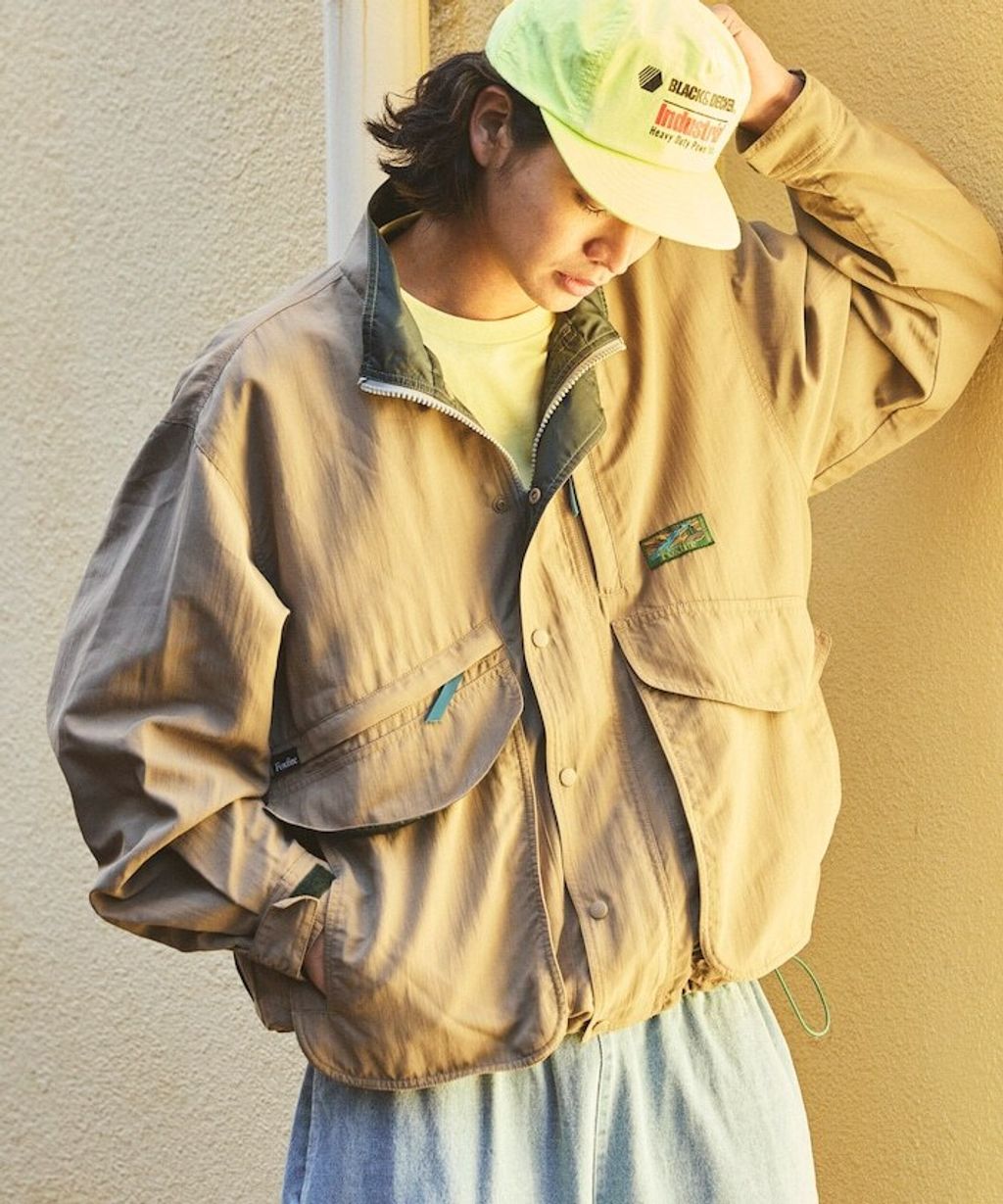 Foxfire × FREAKS STORE 雙拉鍊復古風機能尼龍外套(男女同款)_44