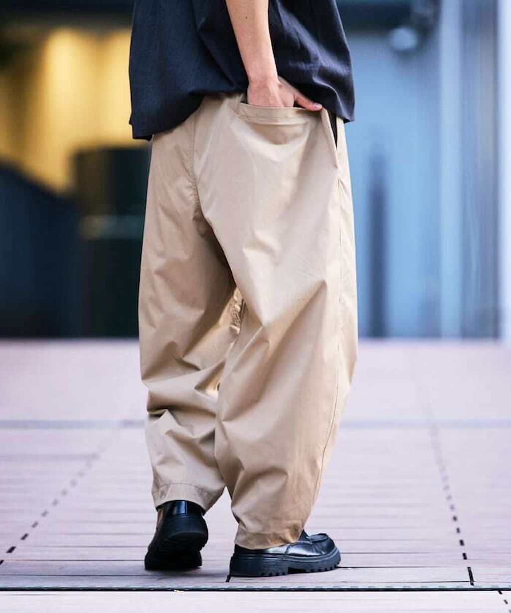 FREAKS STORE Easy Care Fabric 寬版速乾抗UV機能休閒褲_34