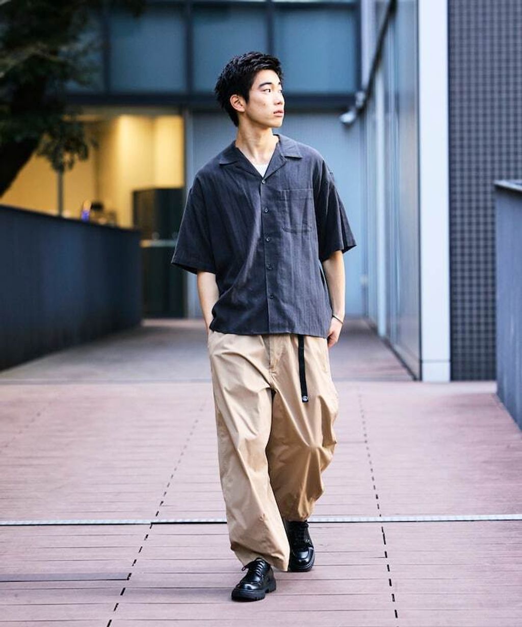 FREAKS STORE Easy Care Fabric 寬版速乾抗UV機能休閒褲_24