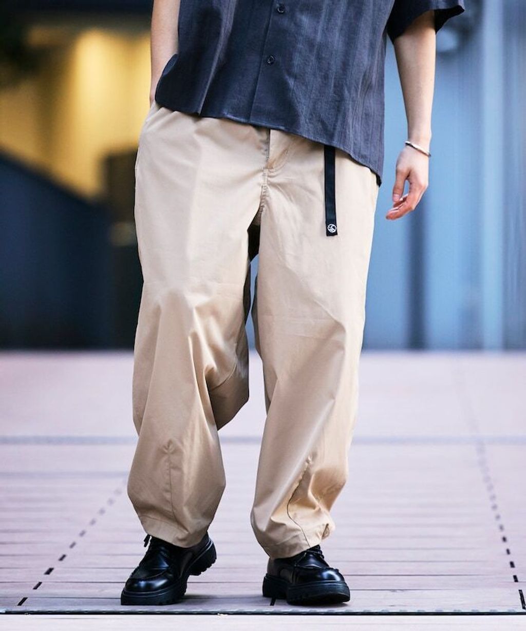 FREAKS STORE Easy Care Fabric 寬版速乾抗UV機能休閒褲_29