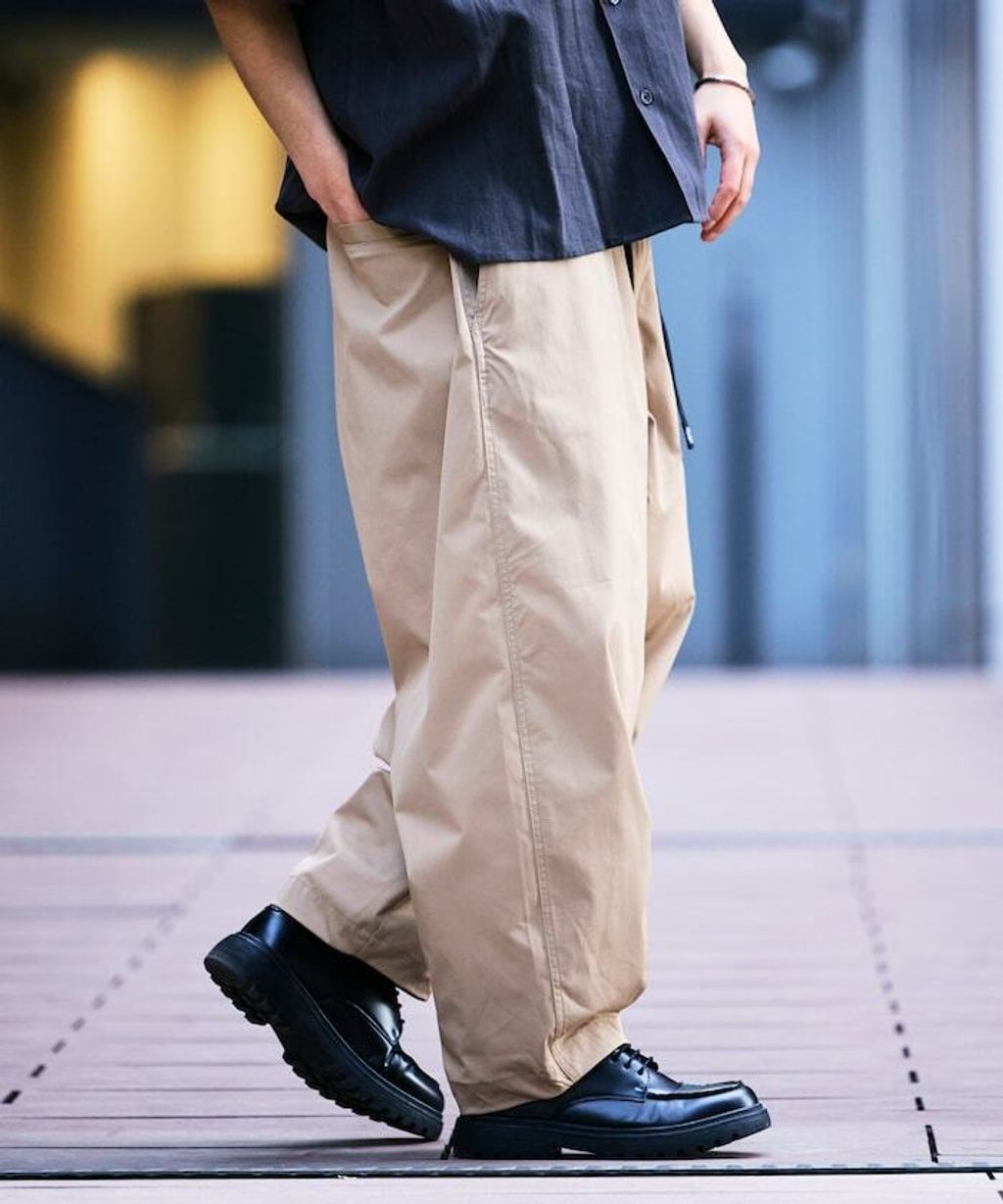 FREAKS STORE Easy Care Fabric 寬版速乾抗UV機能休閒褲_35