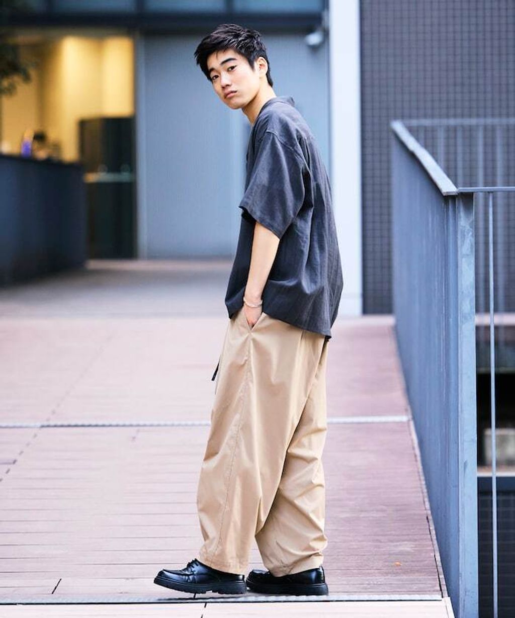 FREAKS STORE Easy Care Fabric 寬版速乾抗UV機能休閒褲_27