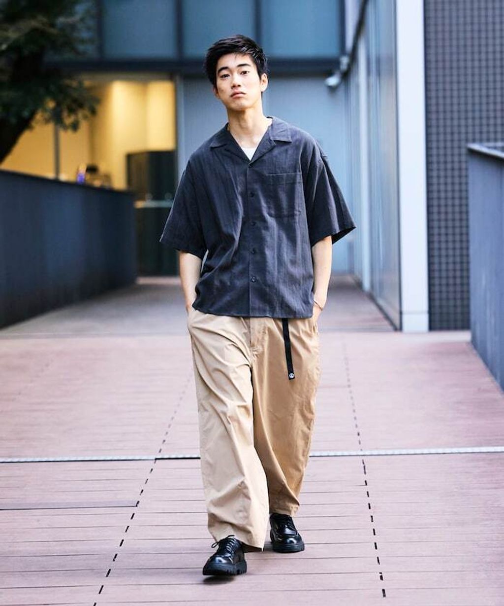 FREAKS STORE Easy Care Fabric 寬版速乾抗UV機能休閒褲_25