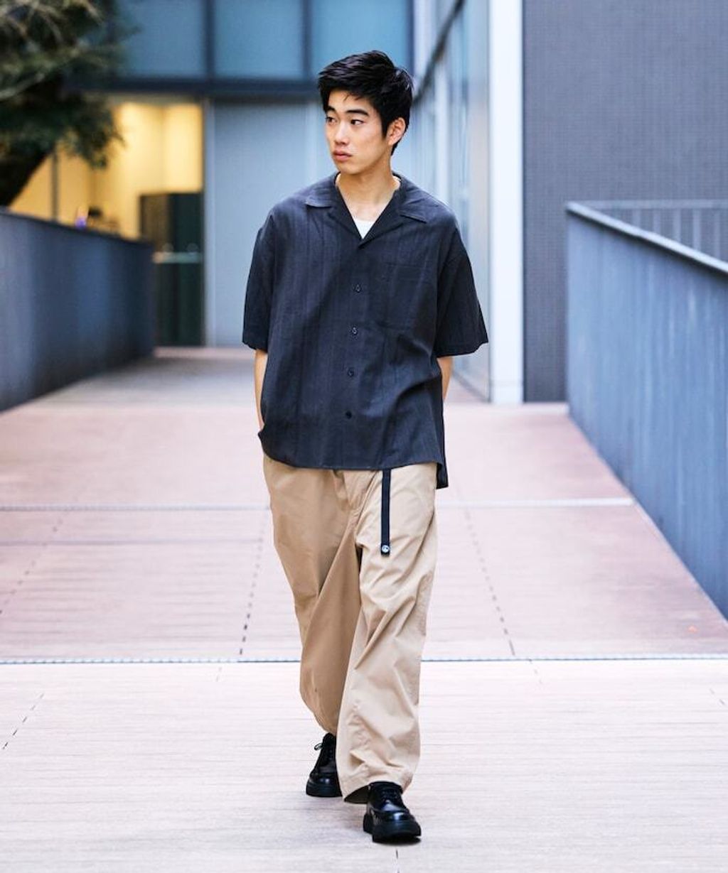 FREAKS STORE Easy Care Fabric 寬版速乾抗UV機能休閒褲_23