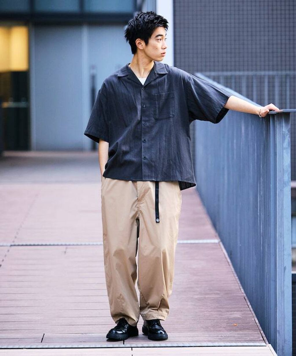 FREAKS STORE Easy Care Fabric 寬版速乾抗UV機能休閒褲_26