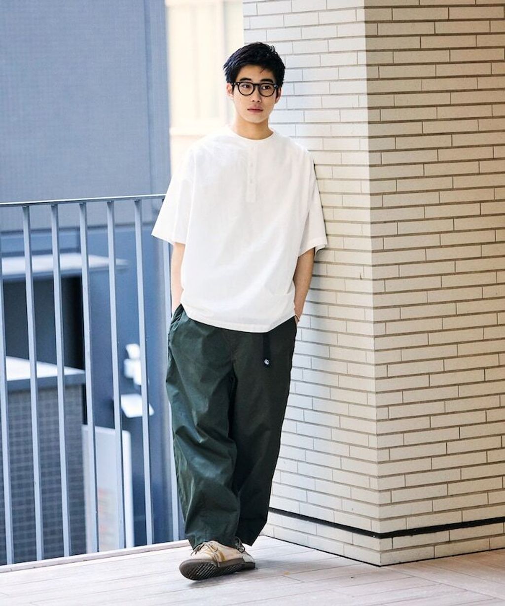 FREAKS STORE Easy Care Fabric 寬版速乾抗UV機能休閒褲_40