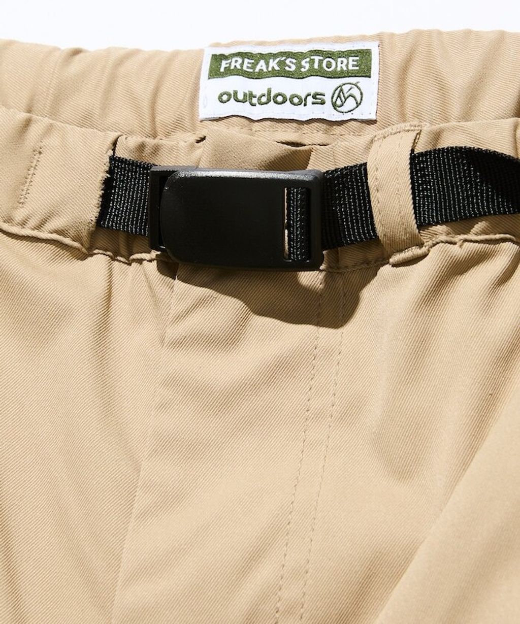 FREAKS STORE Easy Care Fabric 寬版速乾抗UV機能休閒褲_8