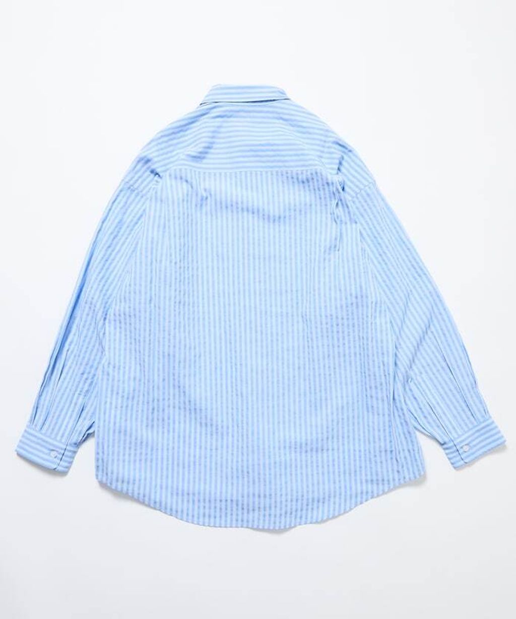 FREAKS STORE 寬鬆版型標領泡泡紗襯衫_7