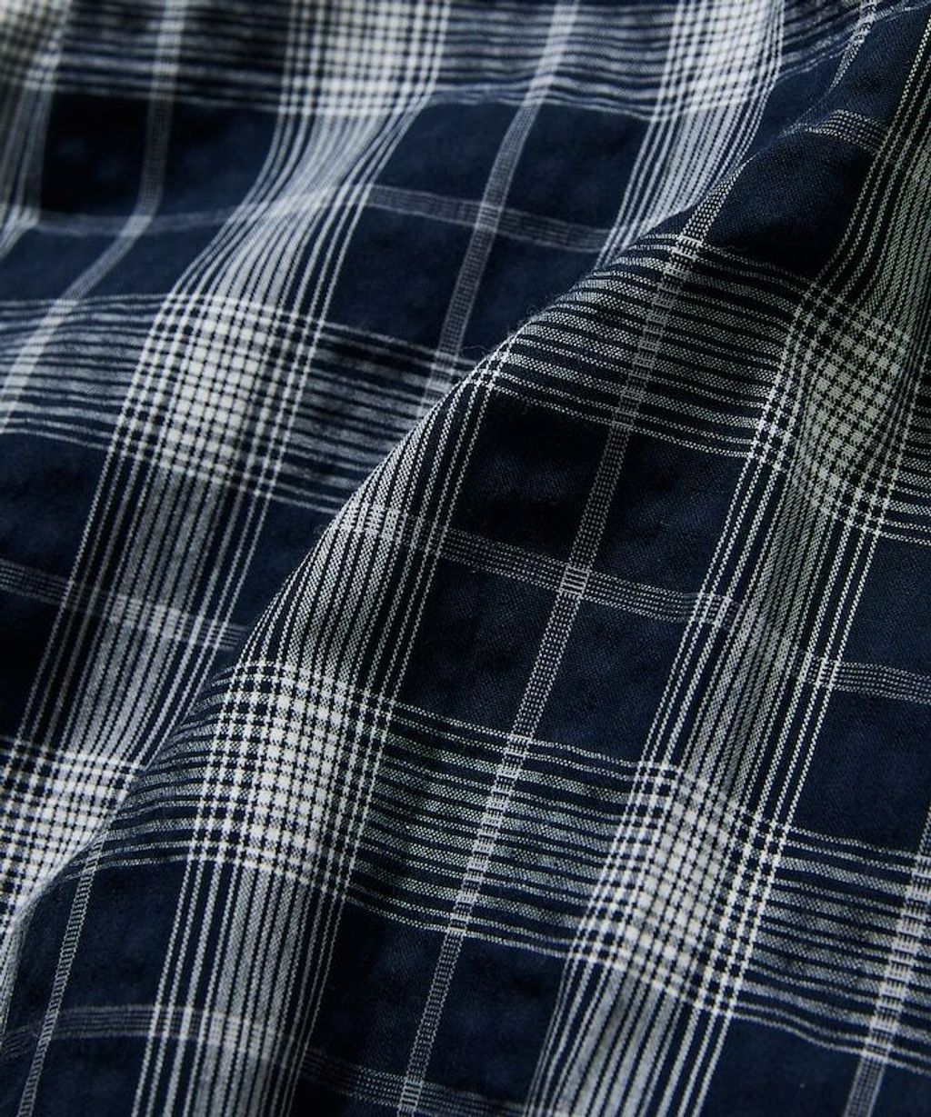 FREAKS STORE 寬鬆版型標領泡泡紗襯衫_15