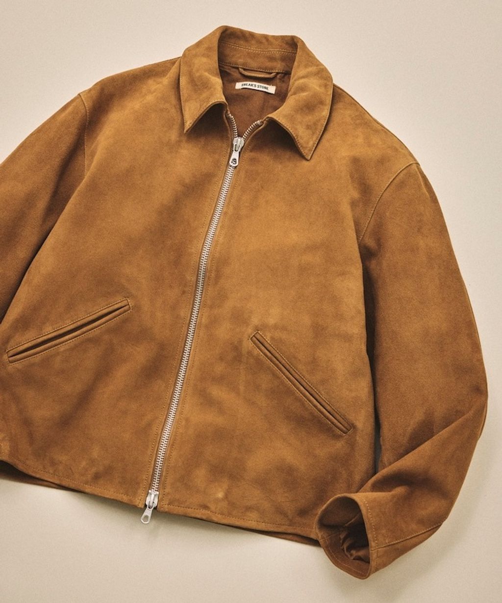 FREAKS STORE 山羊皮革極簡風麂皮外套_2