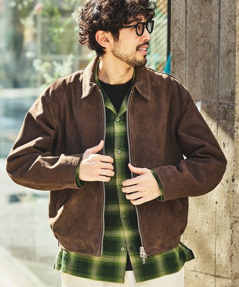 FREAKS STORE 山羊皮革極簡風麂皮外套_3