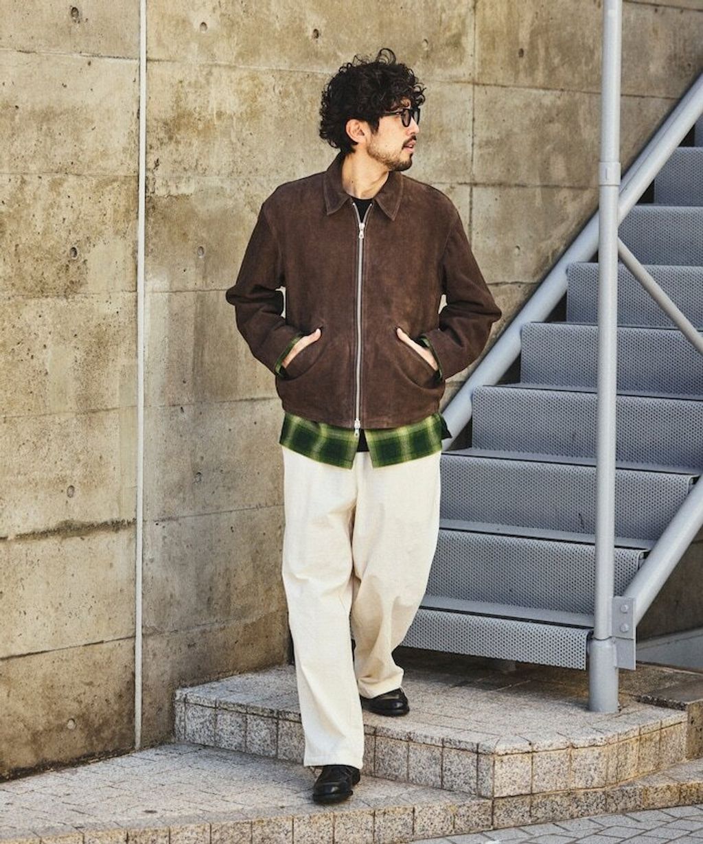 FREAKS STORE 山羊皮革極簡風麂皮外套_4