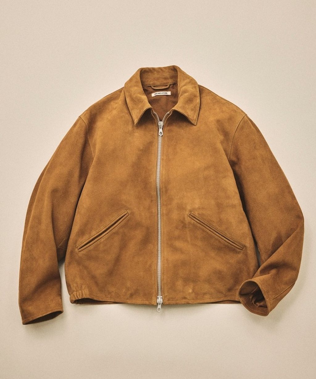 FREAKS STORE 山羊皮革極簡風麂皮外套_5