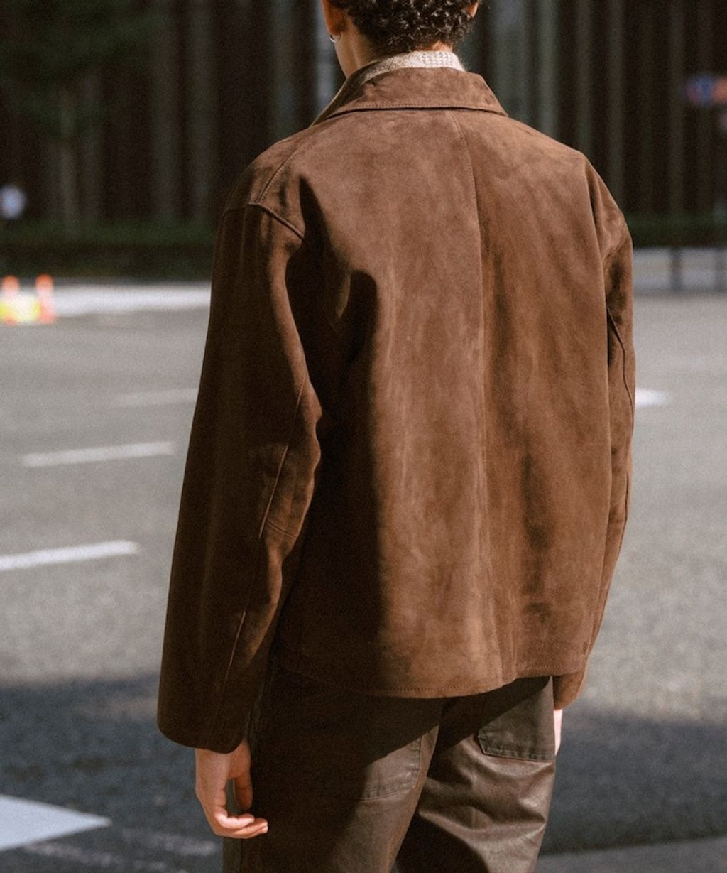 FREAKS STORE 山羊皮革極簡風麂皮外套_40