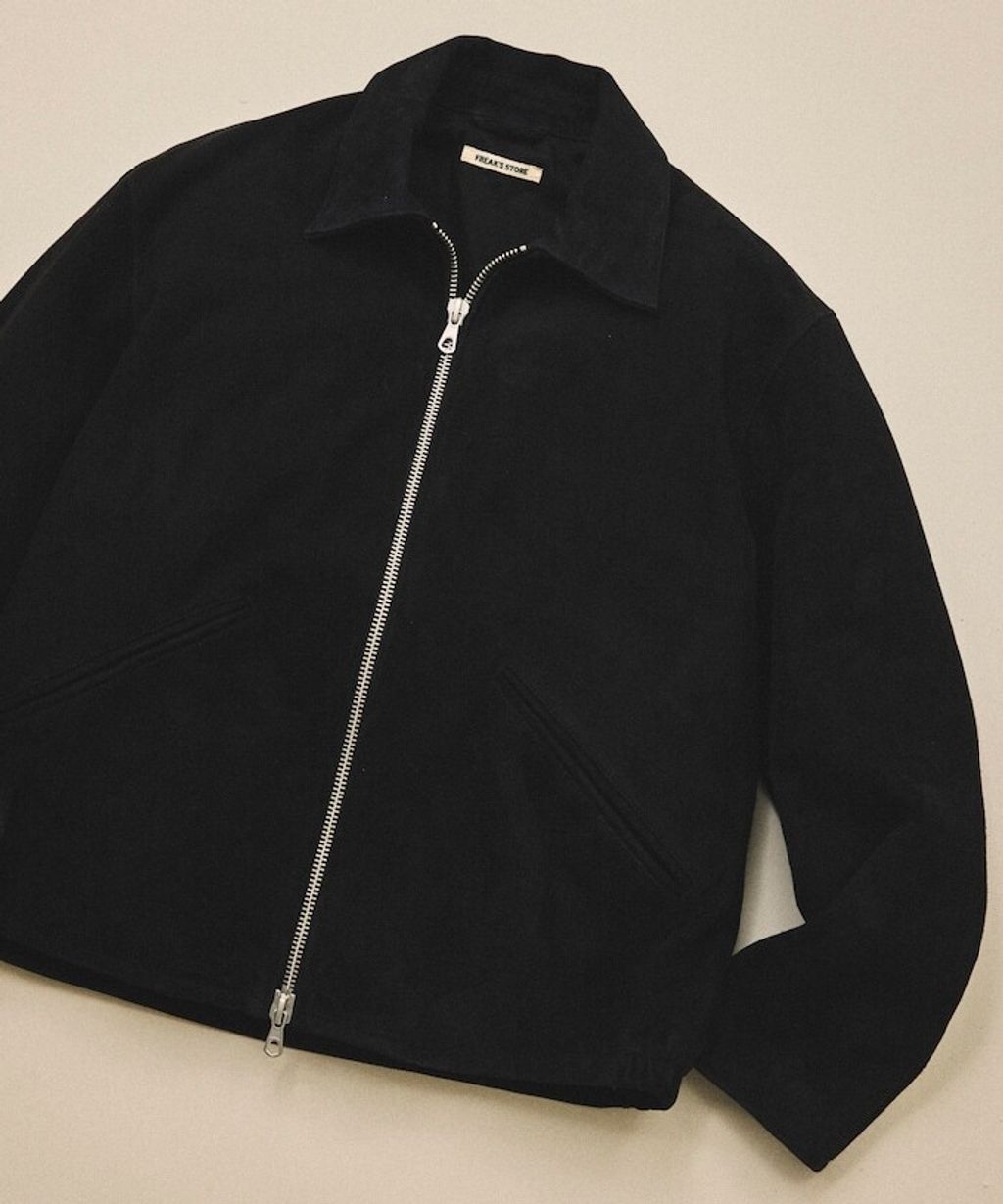 FREAKS STORE 山羊皮革極簡風麂皮外套_23