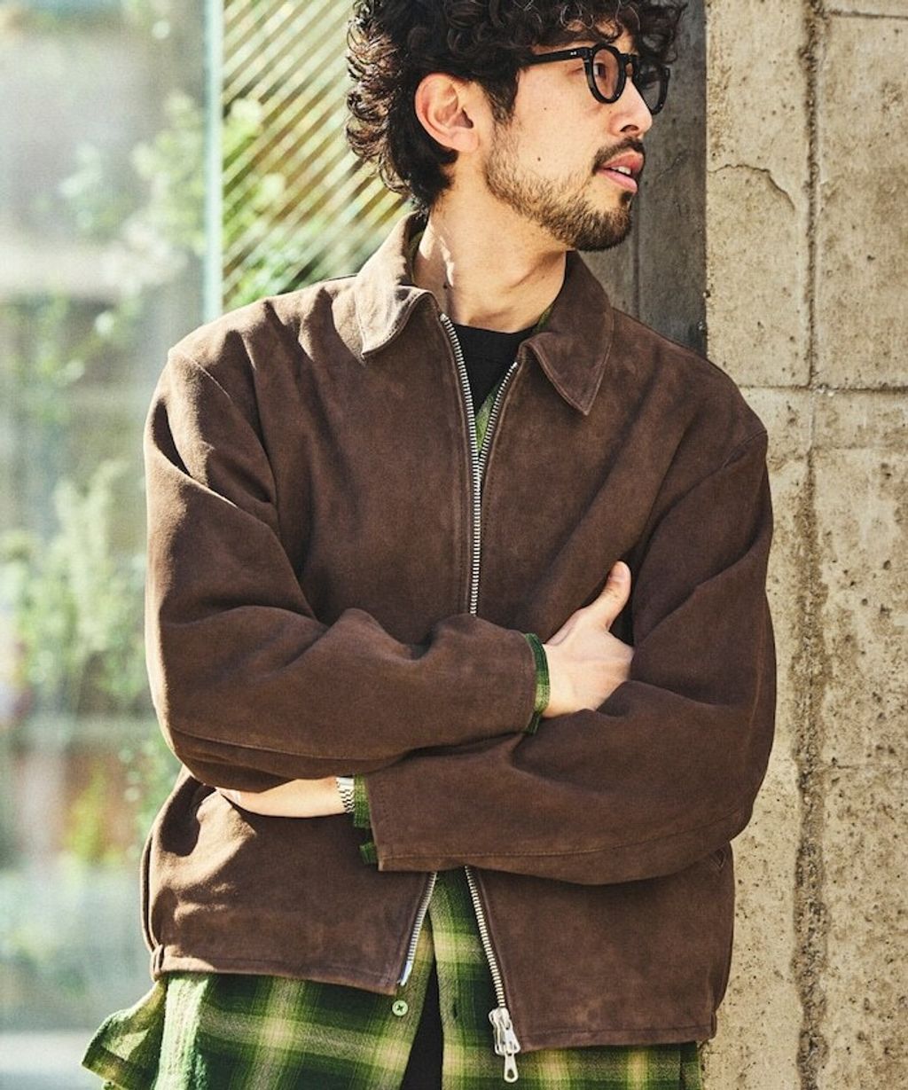 FREAKS STORE 山羊皮革極簡風麂皮外套_33