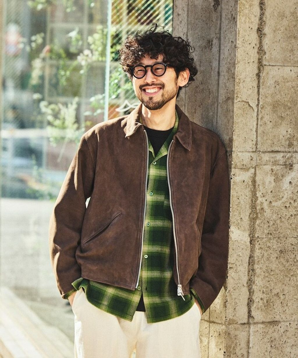 FREAKS STORE 山羊皮革極簡風麂皮外套_31