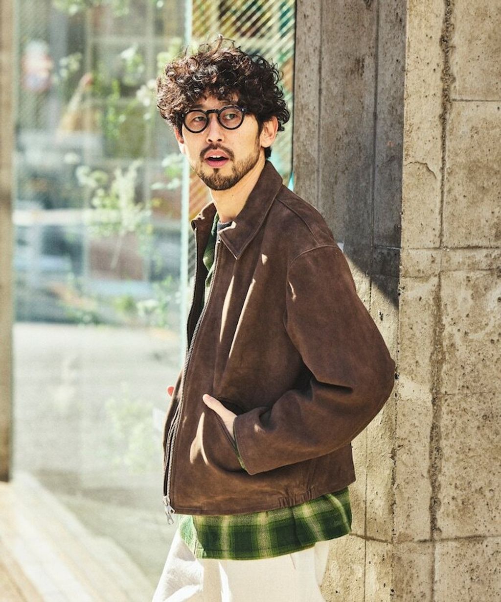 FREAKS STORE 山羊皮革極簡風麂皮外套_29