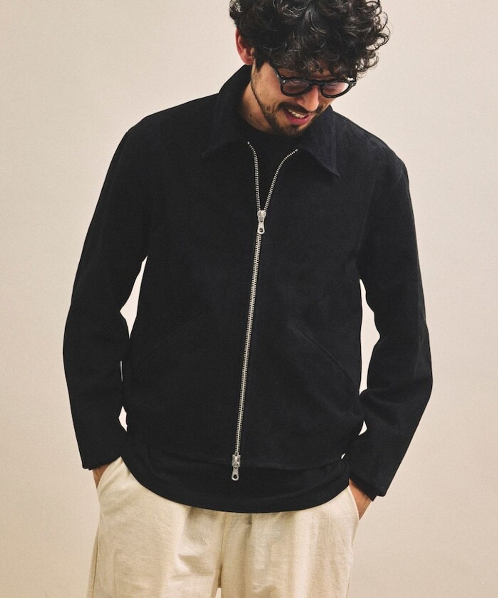 FREAKS STORE 山羊皮革極簡風麂皮外套_37