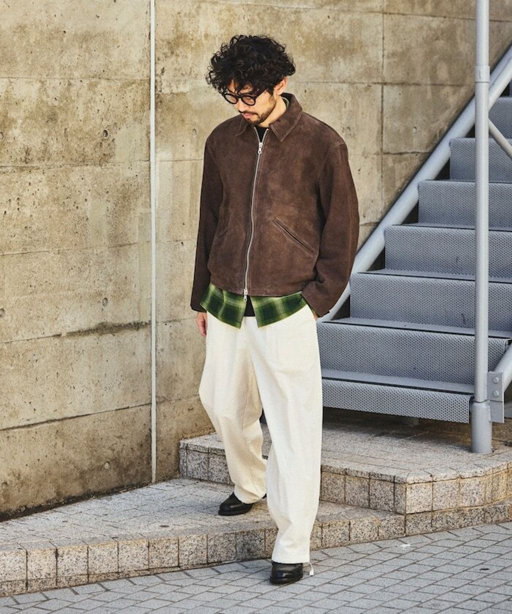 FREAKS STORE 山羊皮革極簡風麂皮外套_26