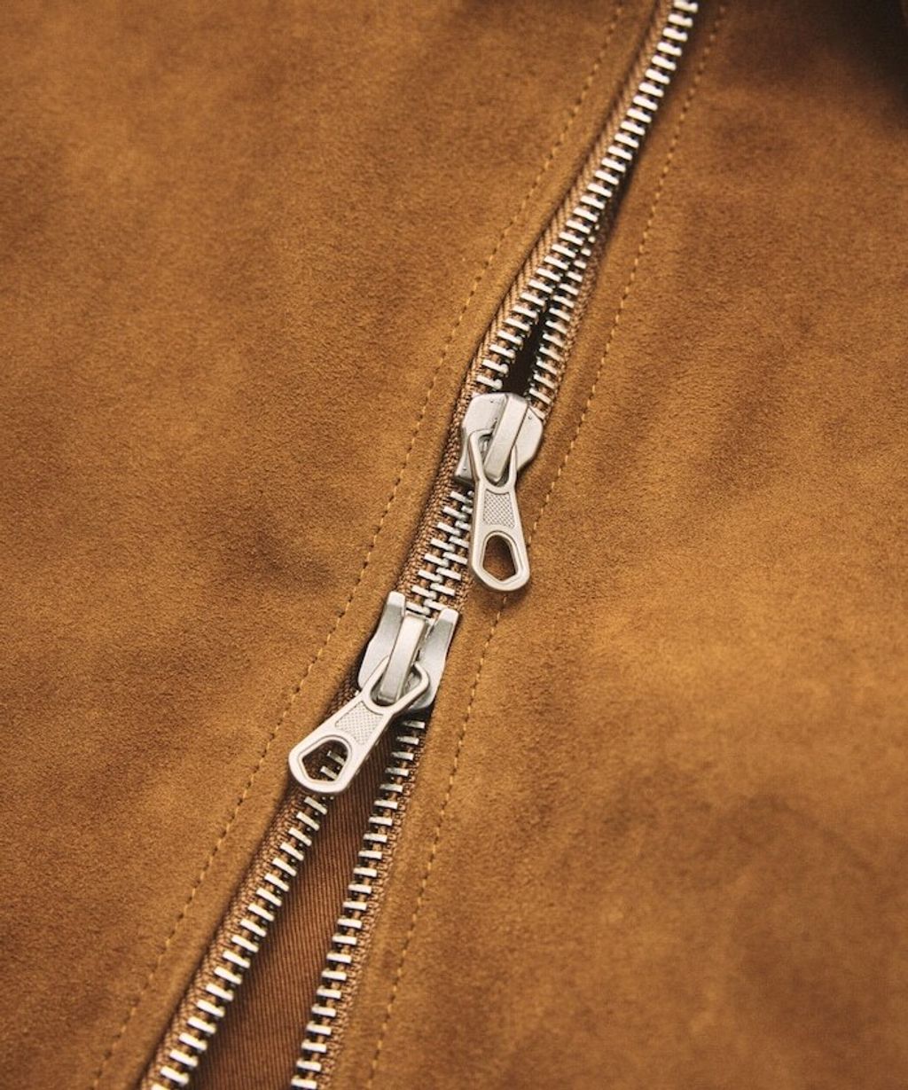 FREAKS STORE 山羊皮革極簡風麂皮外套_16