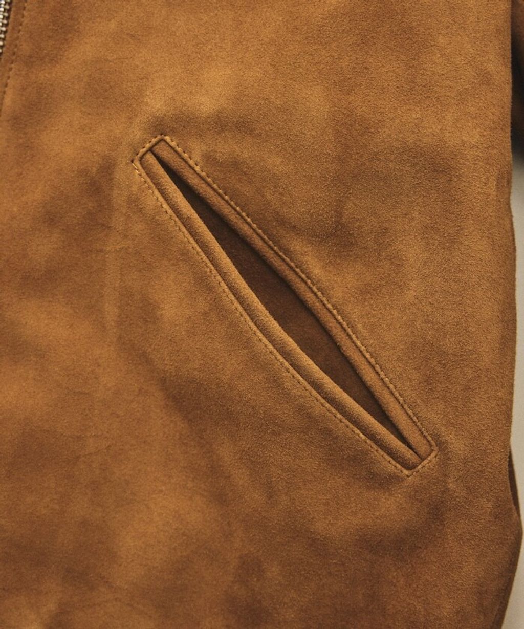 FREAKS STORE 山羊皮革極簡風麂皮外套_11