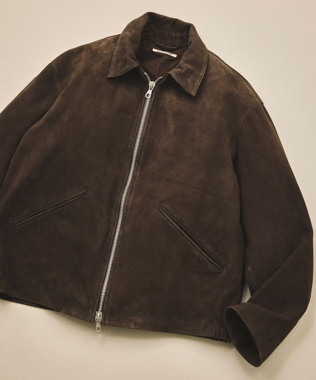 FREAKS STORE 山羊皮革極簡風麂皮外套_20